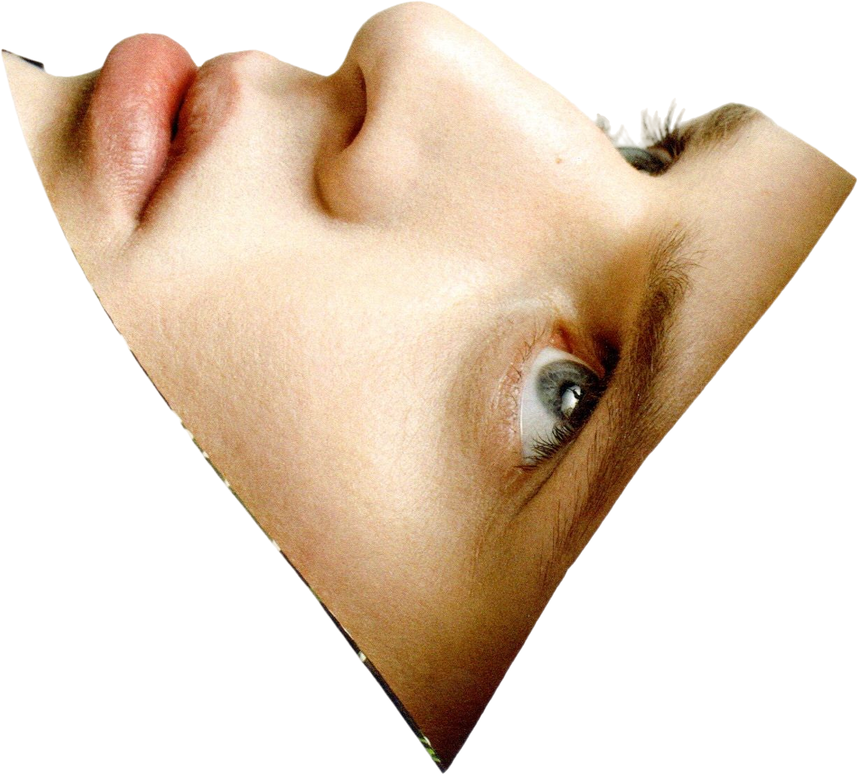 Triangle — collage cutout