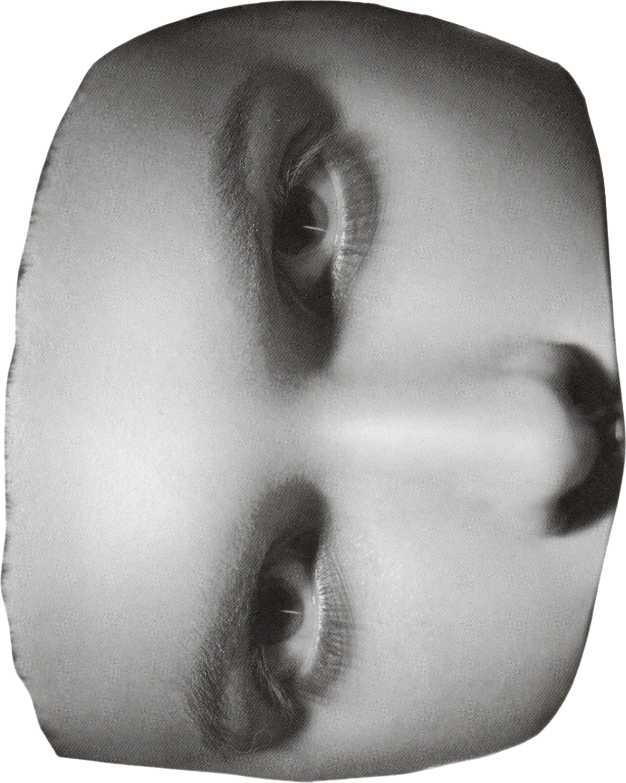 With Eyes Strip Bw — collage cutout