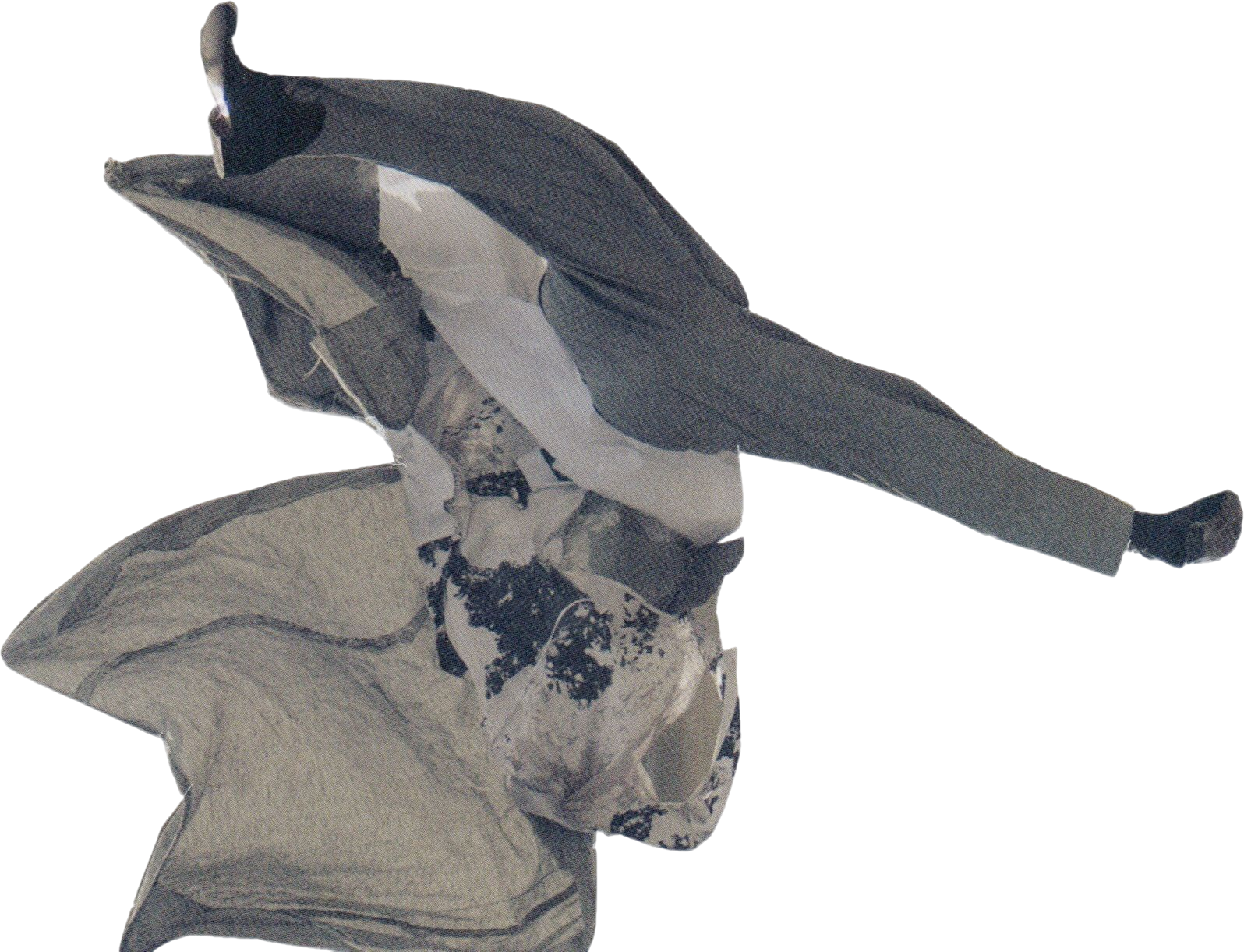 Dancing — collage cutout