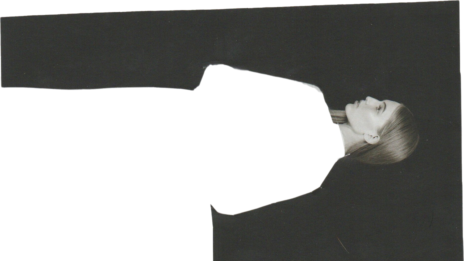Black Silhouette — collage cutout