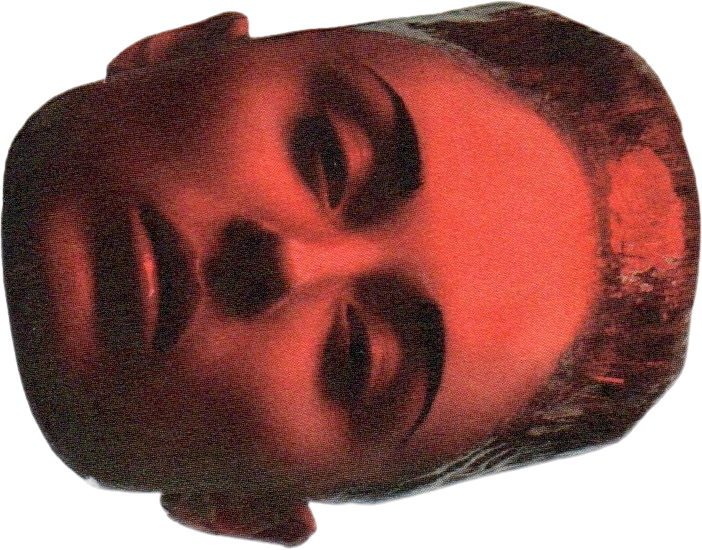 Red — collage cutout