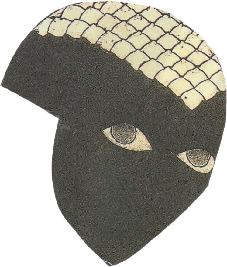 Face With Scales — collage cutout