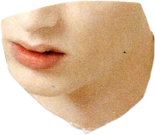 Face — collage cutout