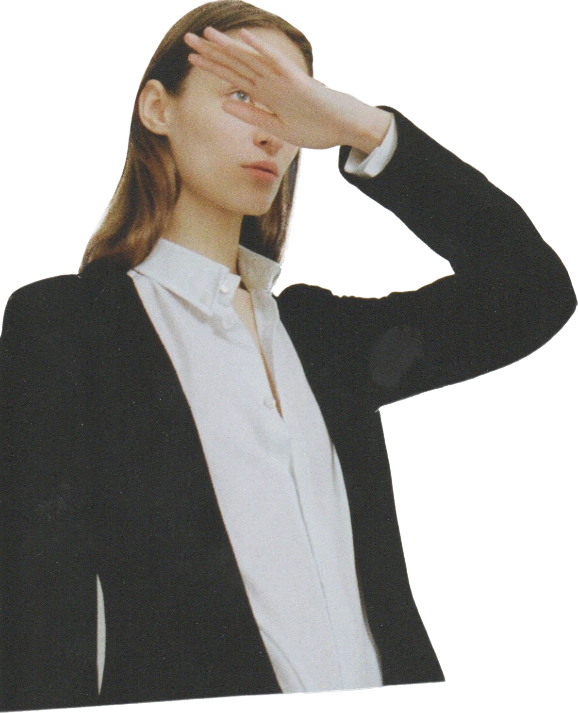 Black Suit — collage cutout